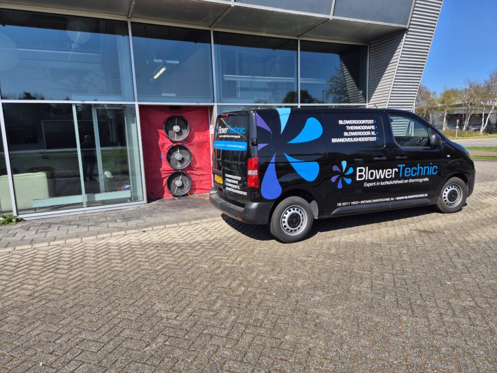 Blowerdoortest bij projecten